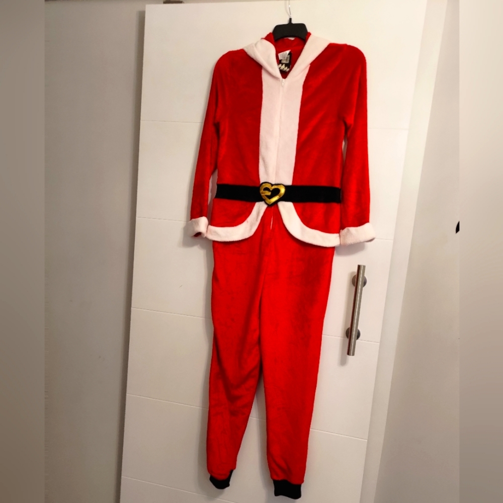 Christmas Santa Claus fleece pajamas
